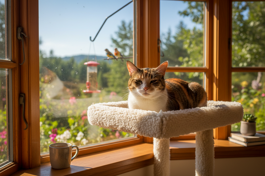 Why Window Watching Is Healthy Enrichment for Indoor Cats