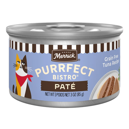 Merrick Purrfect Bistro Grain Free Adult Tuna Pate Cat Food
