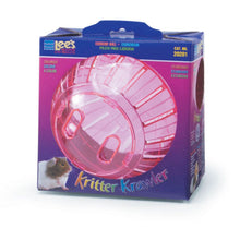 Lee's Aquarium & Pet Products Kritter Krawler Colored View-Thru Box Exercise Wheel Red, 1ea/Standard