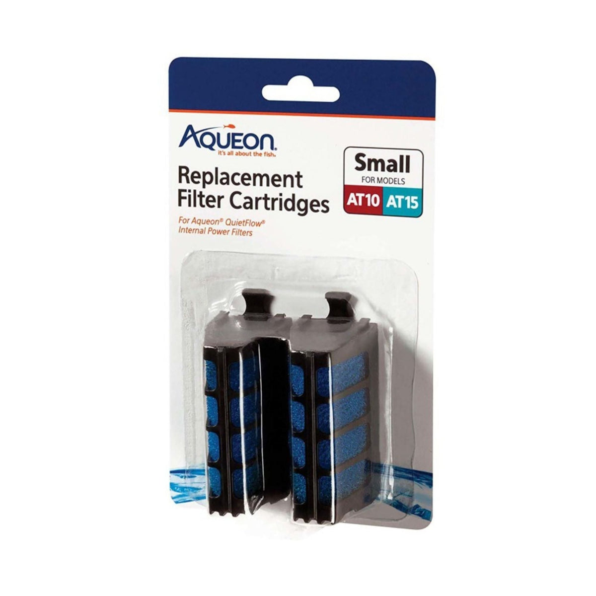 Aqueon Replacement Internal Filter Cartridge 1ea/SMall - 2 pk