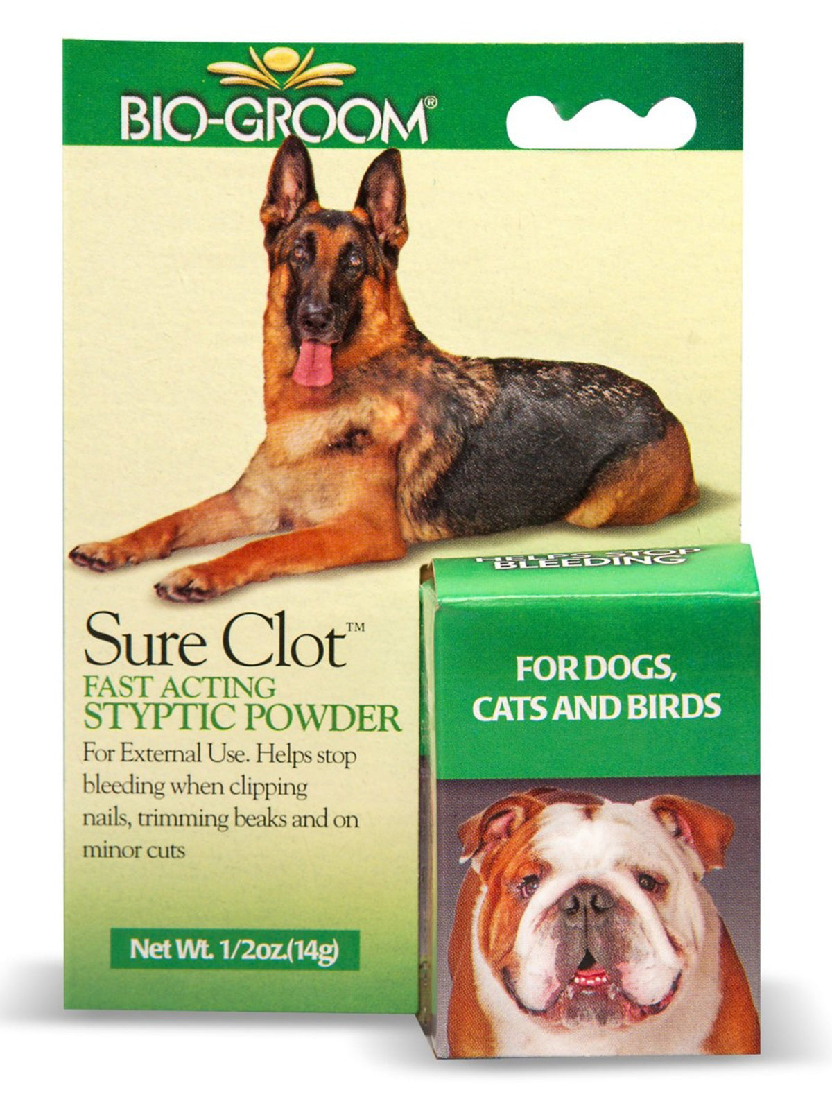 Bio-Groom Sure Clot Fast Acting Styptic Powder .5oz