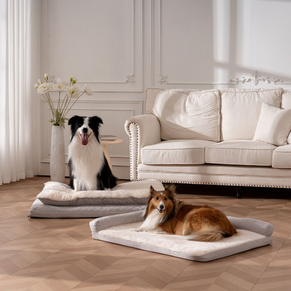 Territory Dog & Cat Khaki Pillow Top Bed, 42" x 28"