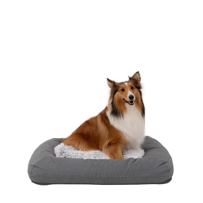 Tall Tails Dog & Cat Grey All In One Bed, 28" x  22"