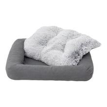 Tall Tails Dog & Cat Grey All In One Bed, 34.5" x 27"
