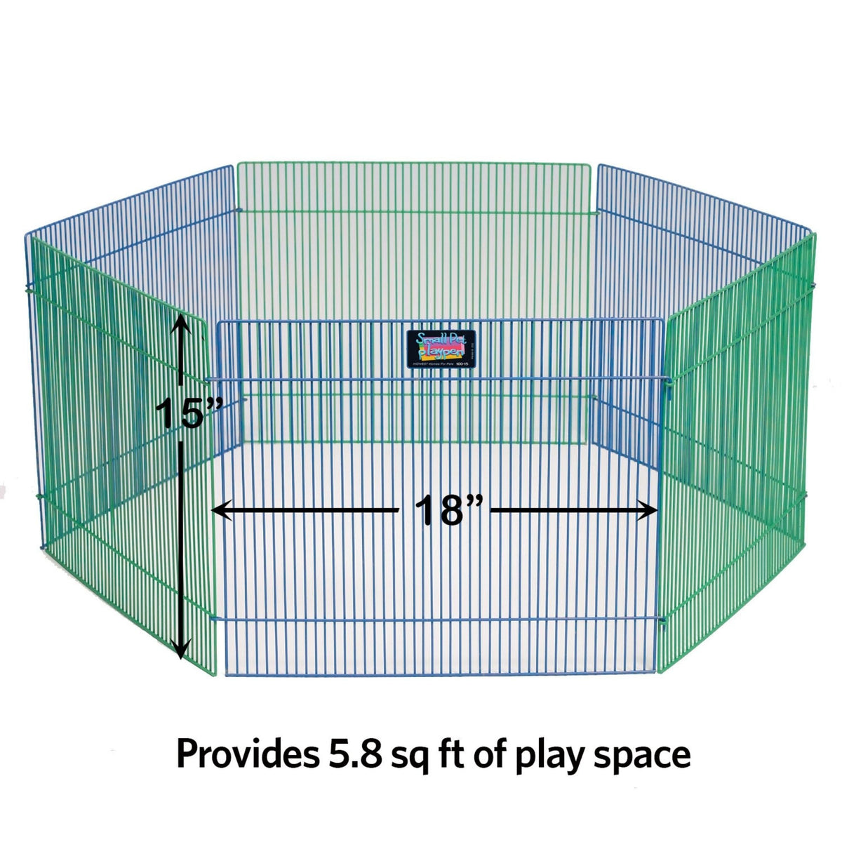 MidWest Homes for Pets Playpen Small Animal 1ea/15 X 19in.