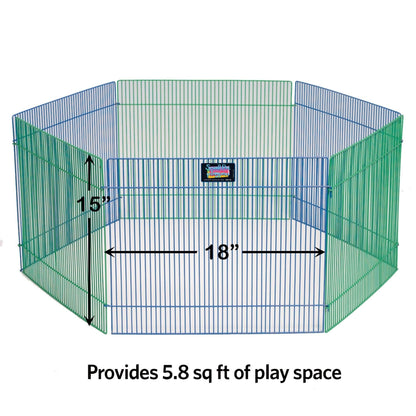 MidWest Homes for Pets Playpen Small Animal 1ea/15 X 19in.