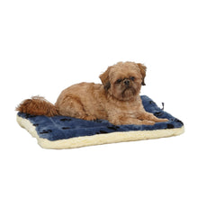MidWest Homes for Pets Reversible Paw Print Dog Bed Blue 1ea/18in X 24in.