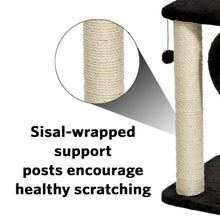 MidWest Homes for Pets feline Nuvo Cat Tree Escapade Black 1ea/44in.