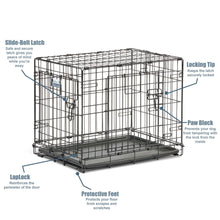 MidWest Homes for Pets Contour Double Door Dog Crate 1ea/24in.
