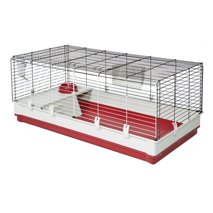 MidWest Homes for Pets Wabbitat Deluxe Rabbit Home Black 1ea/48 X 24 X 20in., X-Long