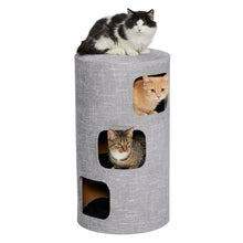 MidWest Homes for Pets feline Nuvo Nova Cat Furniture Silver 1ea/30in.
