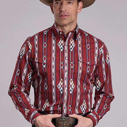Red Vintage Stripe | Roper Mens