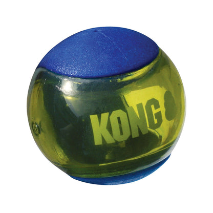 KONG Squeezz Action Ball Blue Medium Dog Toy