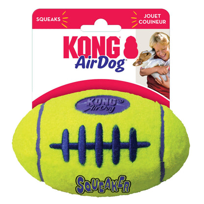 KONG AirDog Squeaking Tennis Football Dog Toy Medium