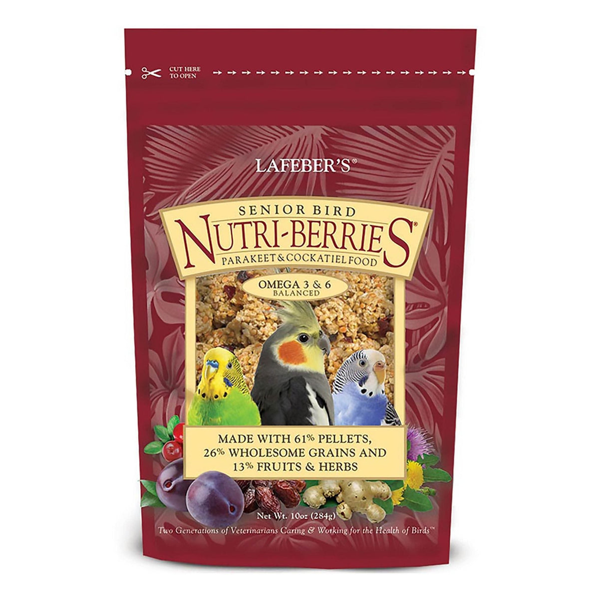 Lafeber Company Senior Bird Nutri-Berries Parakeet & Cockatiel Food 1ea/10oz.