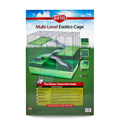 Kaytee My First Home Habitat Multi-Level For Exotics 1ea/30.5 X 18 X 30
