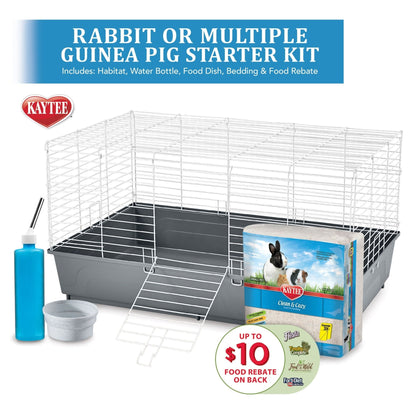 Kaytee My First Home Rabbit or Multiple Guinea Pig Starter Kit 1ea/42 X 18 X 20