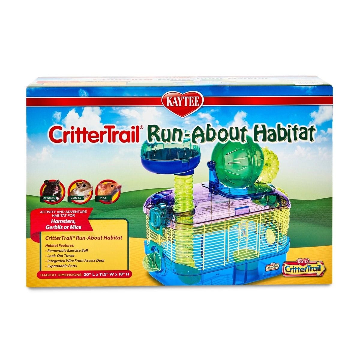Kaytee CritterTrail Habitat Z Run-About 1ea