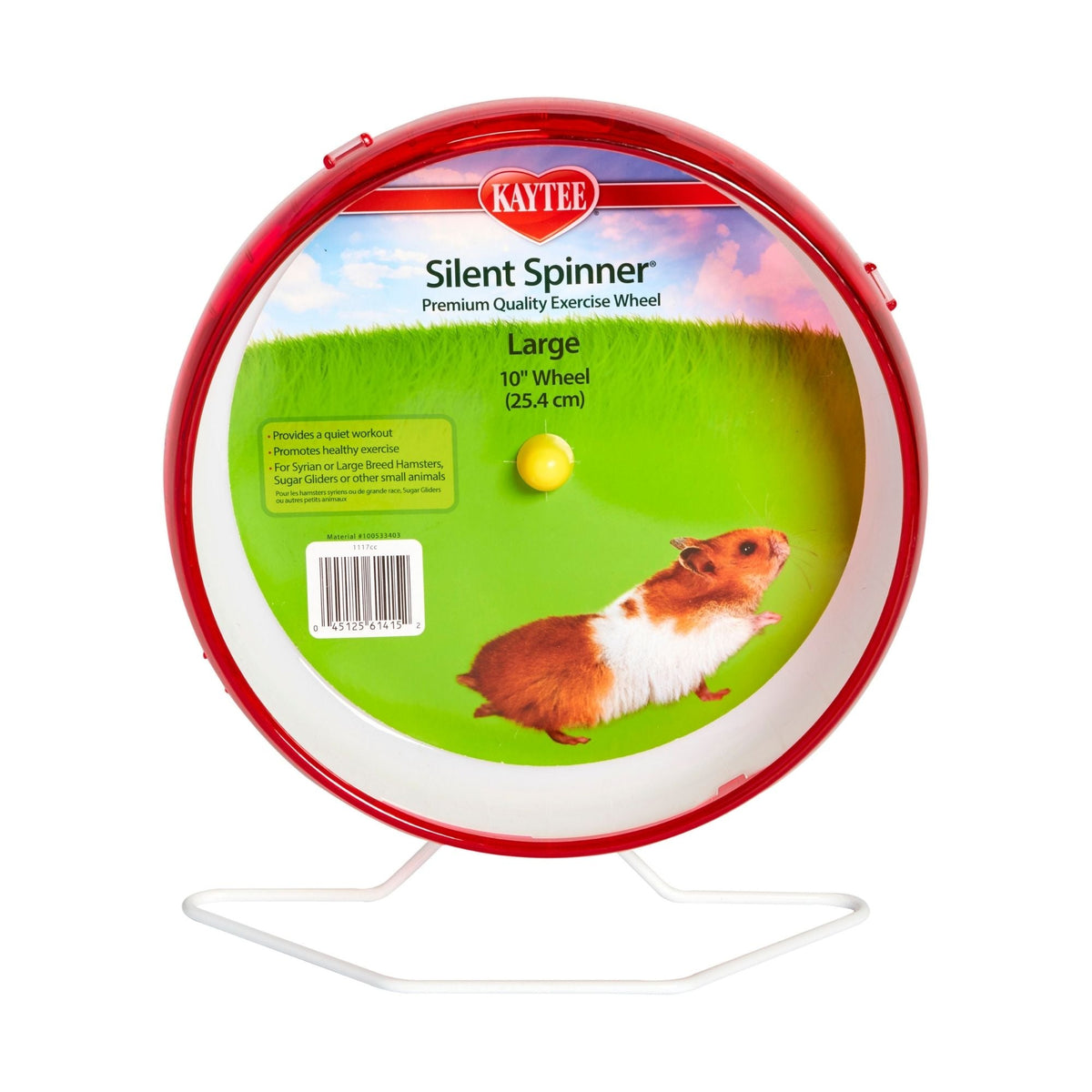 Kaytee Silent Spinner Wheel Assorted 1ea/10in.