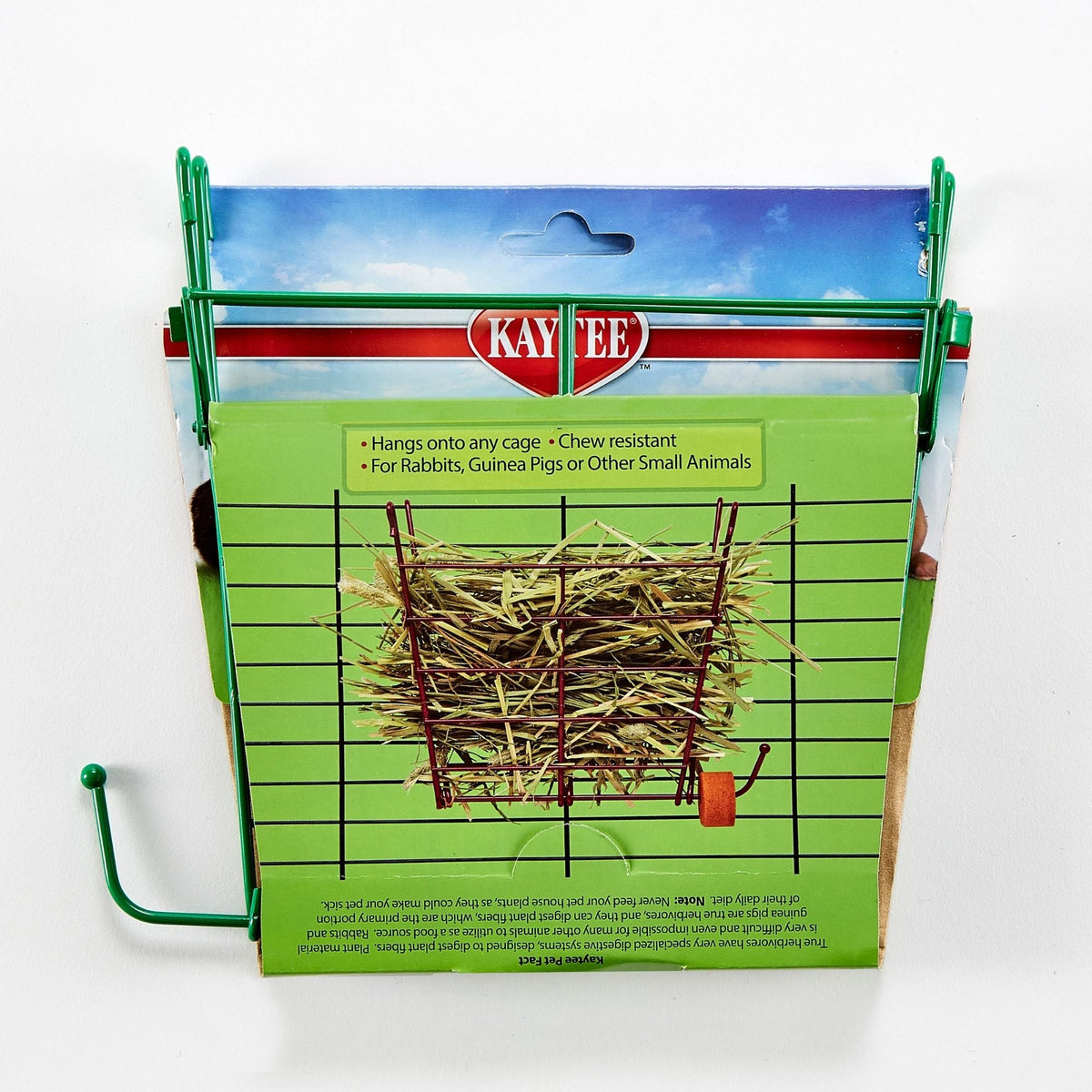 Kaytee Hay Manger Feeder With Salt Hanger Assorted 1ea/4in. X 8in. X 7.25in.
