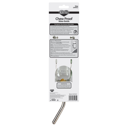Kaytee Chew-Proof Water Bottle Clear 1ea/12oz.