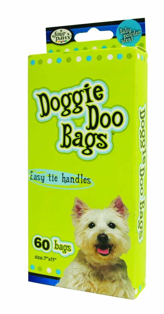 Four Paws Doggie Doo Bags Biodegradable 60ct