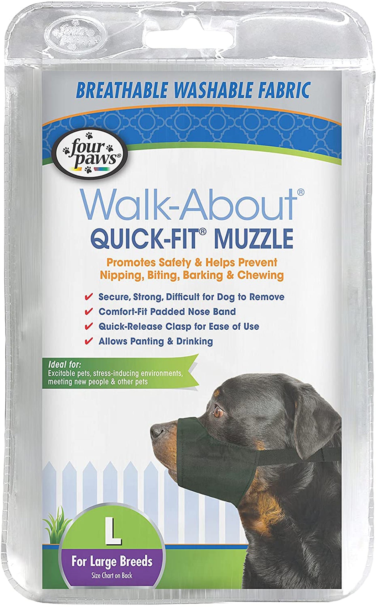 Four Paws QuickFit Dog Muzzle 1ea/Large 1 ct