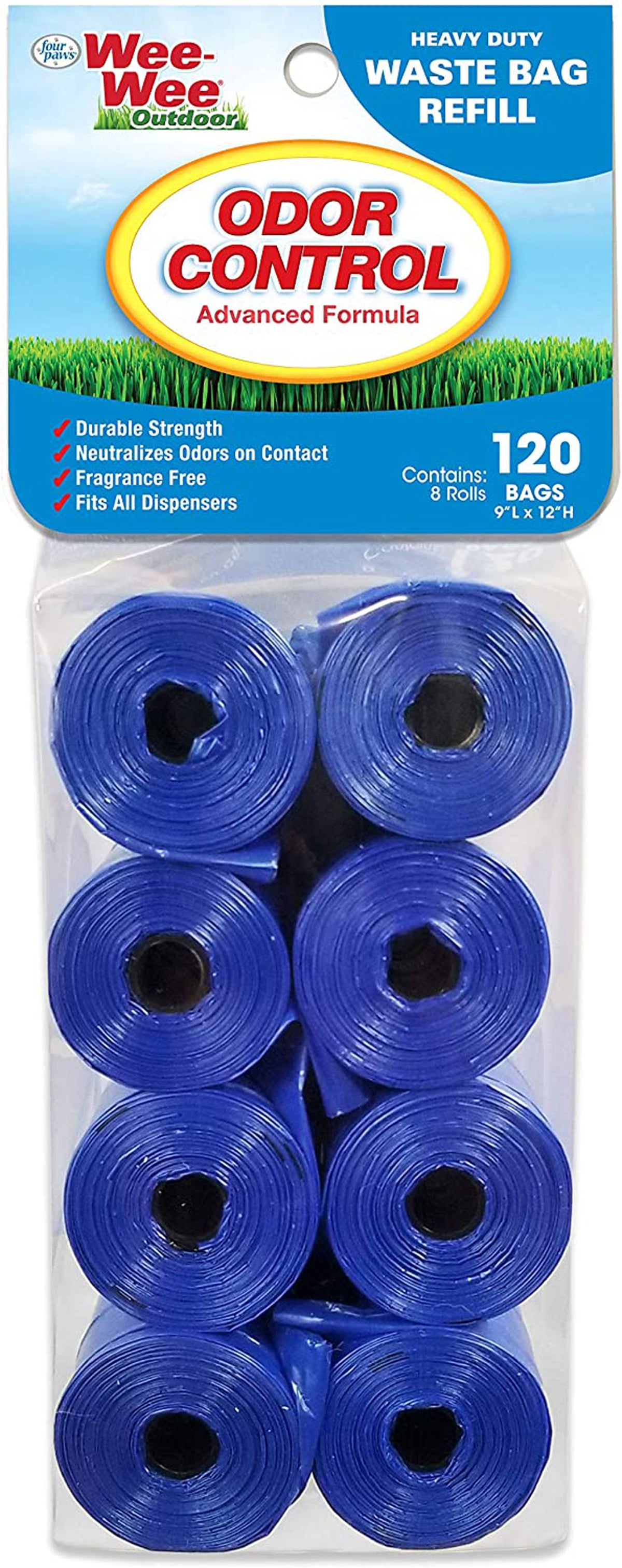 Four Paws Wee Wee Odor Control Bag Refill 120 Count