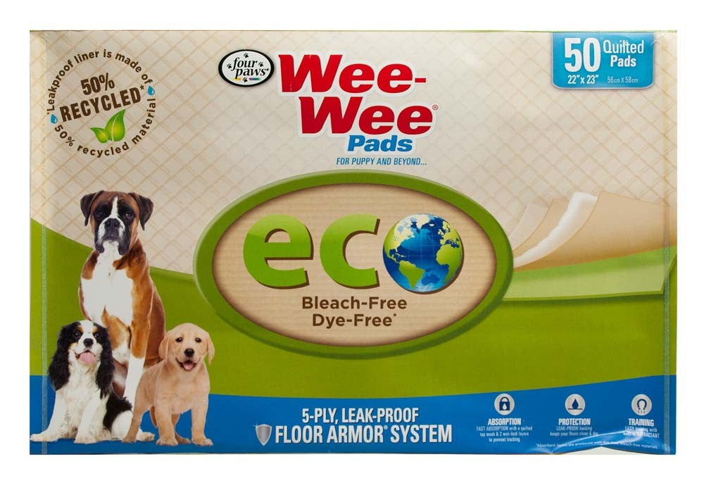 Four Paws Wee Wee Eco Pad 50 Pack