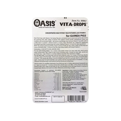 Oasis Vita-Drops High Potential Daily Multivitamin for Guinea Pigs 1ea/2 floz.