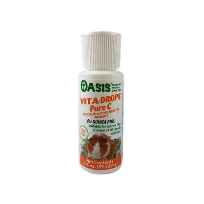 Oasis Vita-Drops Pure Vitamin C for Guinea Pigs 1ea/2 floz.