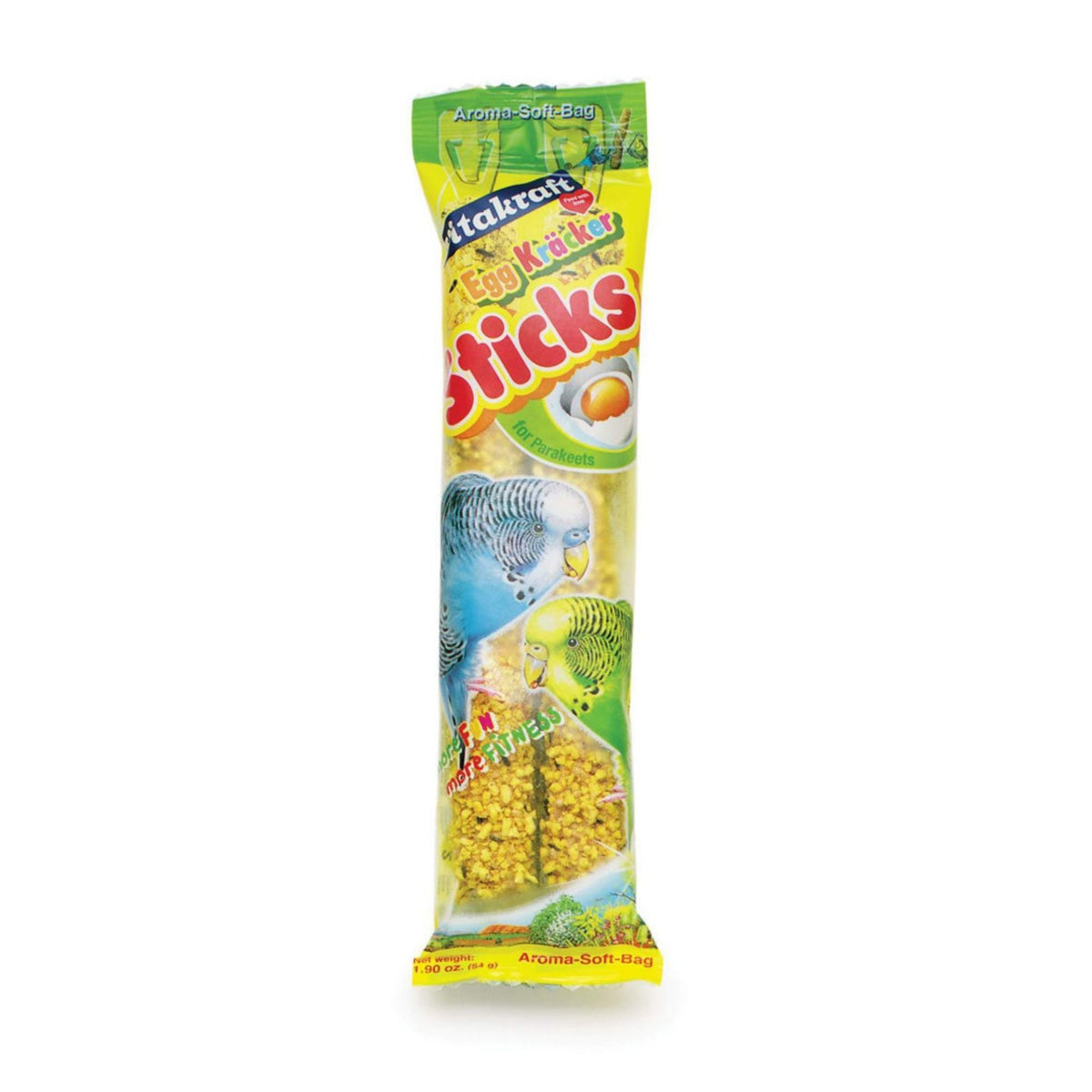 Vitakraft Crunch Sticks Egg & Honey Flavor Parakeet Treat 1ea/1.9oz., 2 ct