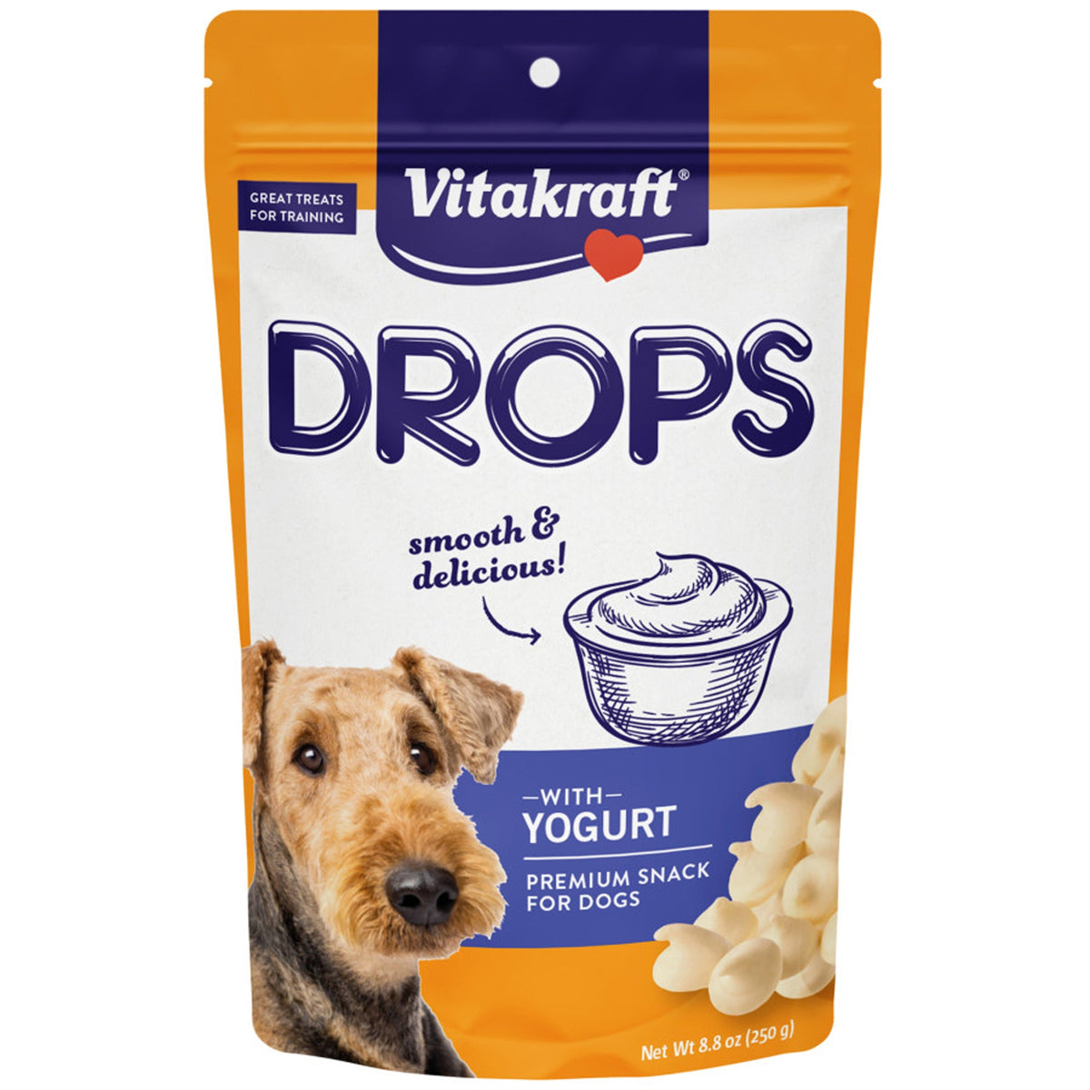Vitakraft Dog Yogurt Drops 8.8oz