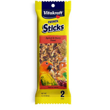 Vitakraft Crunch Sticks Apricot & Cherry Flavor Conure Treat 1ea/3.5oz., 2 ct