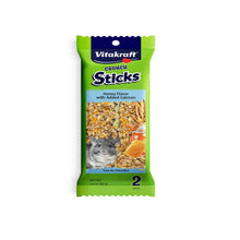 Vitakraft Crunch Sticks Honey Flavor with Added Calcium Treat for Chinchillas 3.5 oz 2 Count