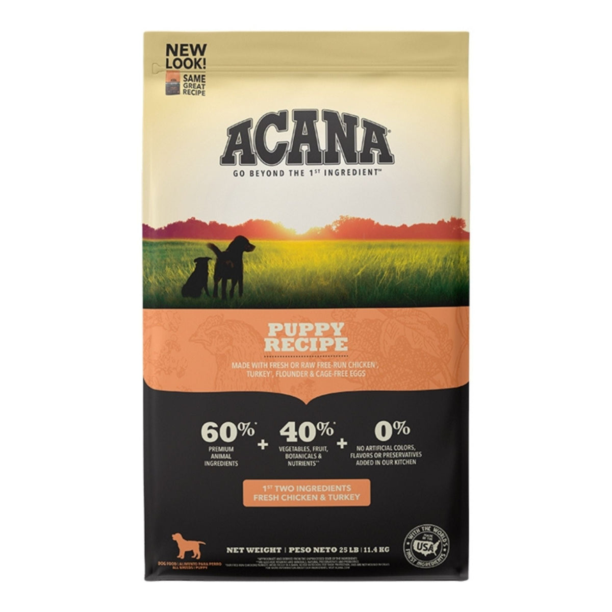 Acana Dog Grain Free Puppy Recipe 25Lbs