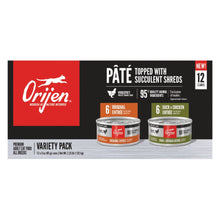 Orijen Cat Grain Free Pate 3oz. Variety Pack (Case of 12)