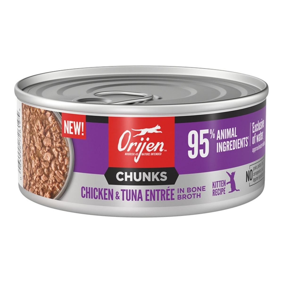 Orijen Cat Grain Free Kitten Chunk Chicken 5.5oz. - (Case of 12)