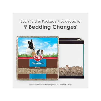 Kaytee Clean & Cozy Natural Paper Bedding 1ea/72 l