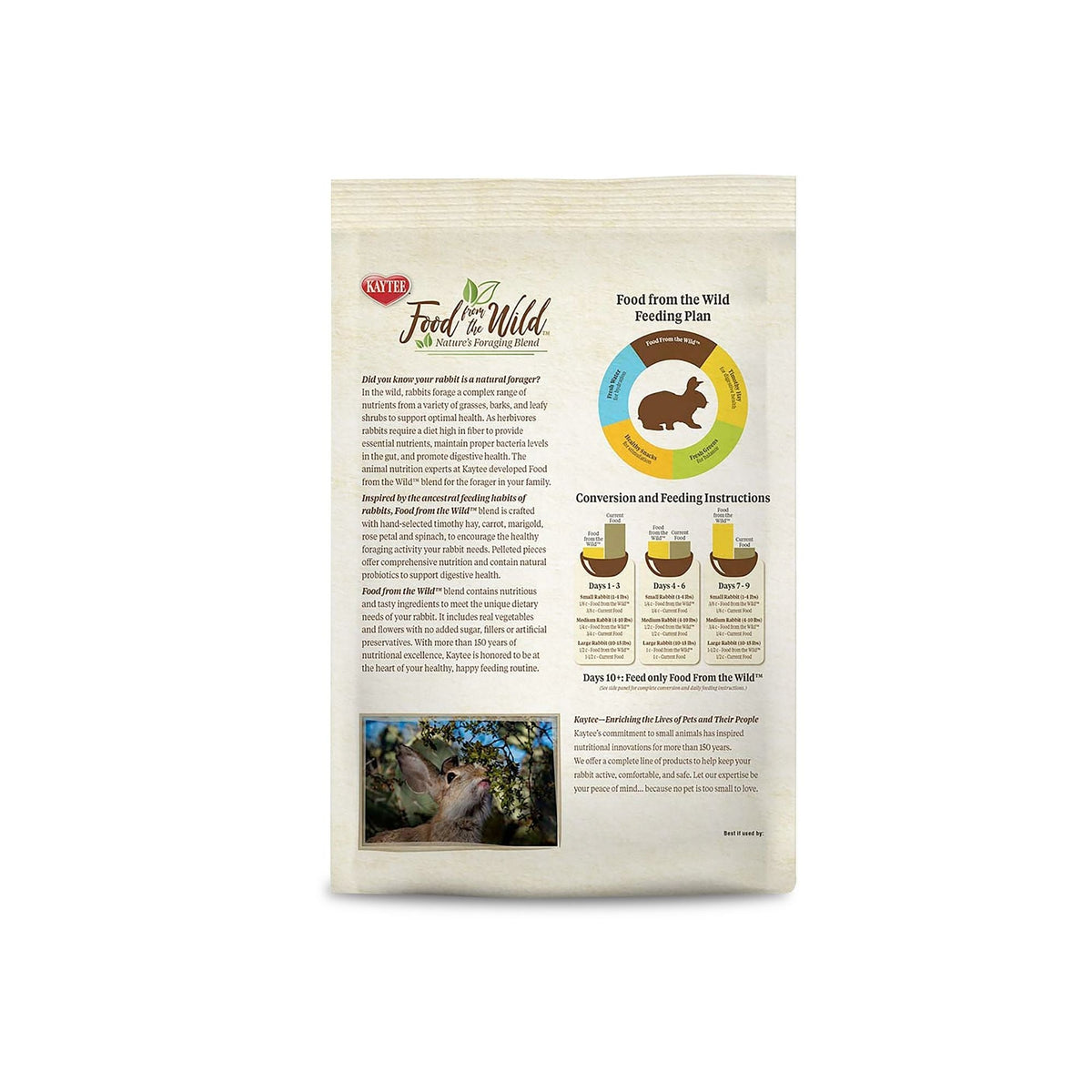 Kaytee Food from the Wild Rabbit 1ea/4 lb