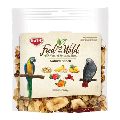 Kaytee Food from the Wild Natural Snack Med/Lrg Pet Bird 1ea/3oz.