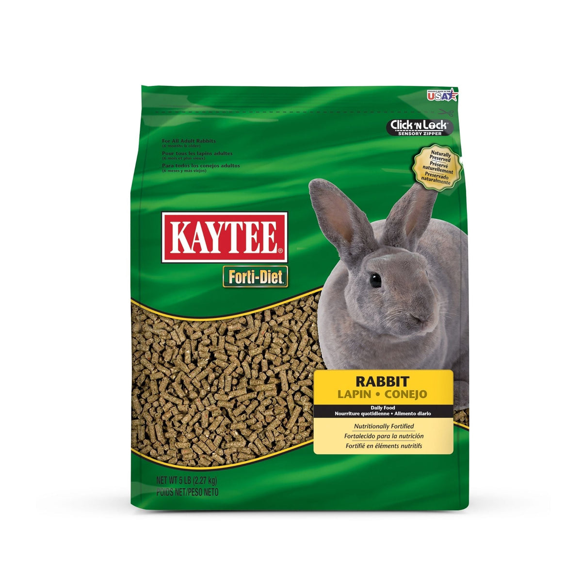 Kaytee Forti Diet Rabbit Food 1ea/5 lb