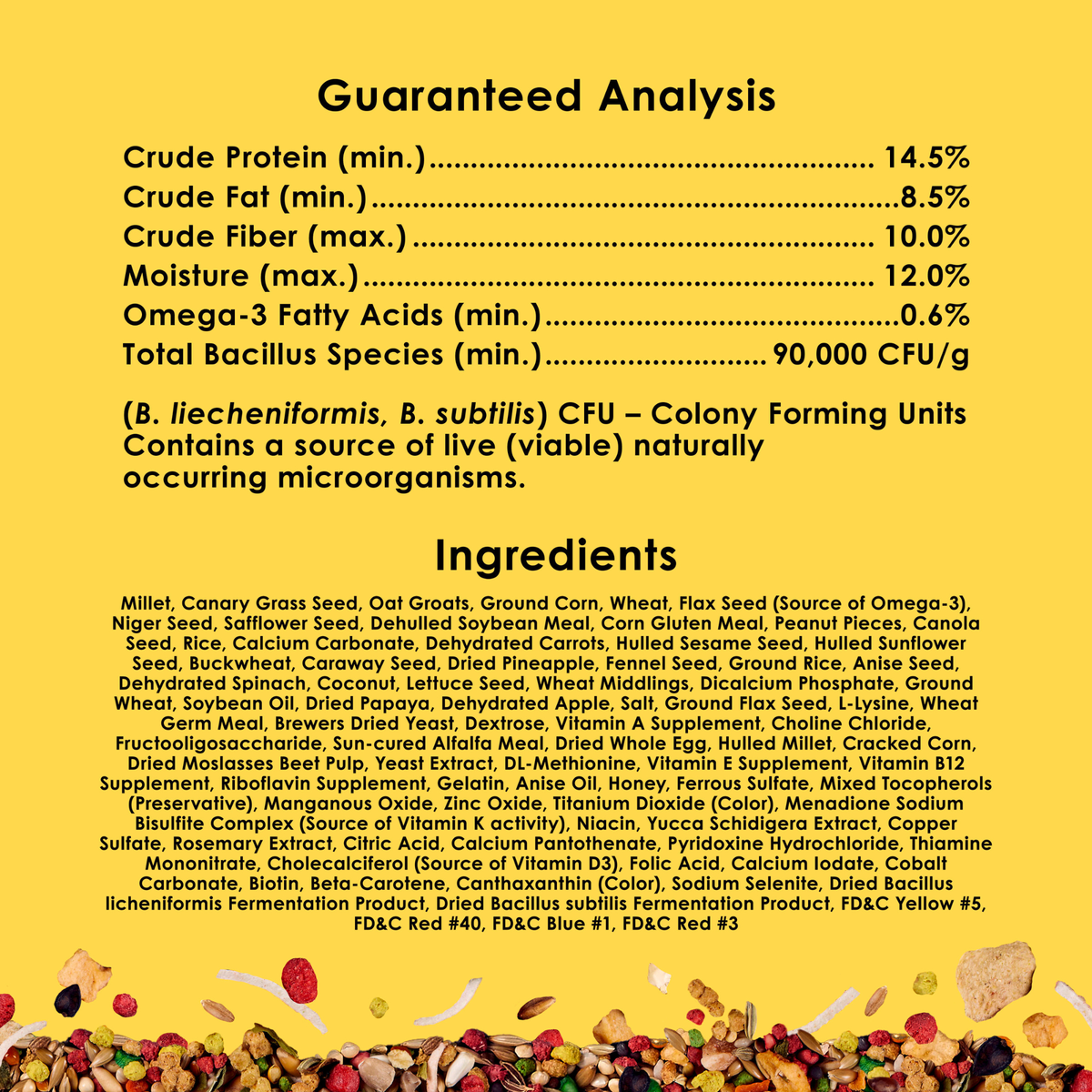 Kaytee Fiesta Parakeet Food 1ea/25 lb