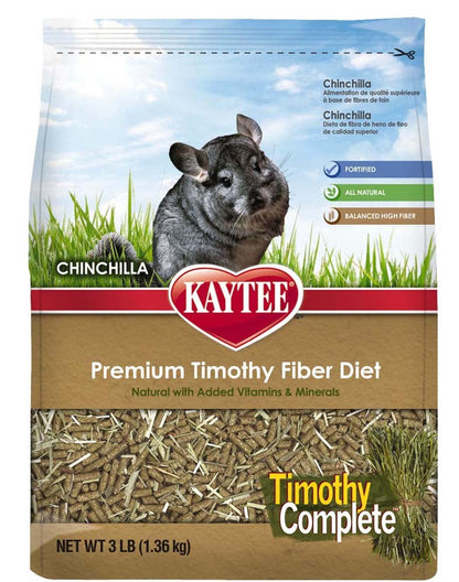 Kaytee Timothy Complete Chinchilla Food 1ea-3 lb