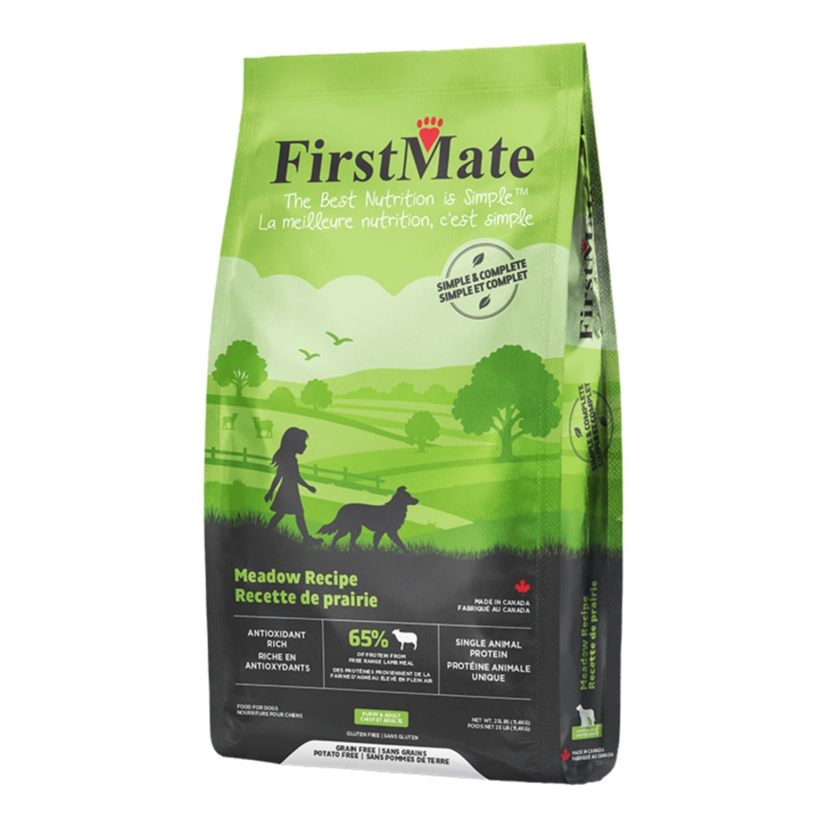 Firstmate Dog Simple & Complete Meadow Recipe Lamb 25lbs.