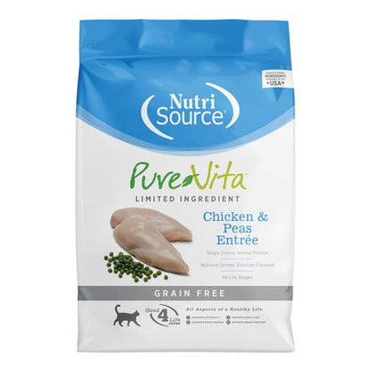 Pure Vita Cat Grain Gree Chicken 6.6Lb