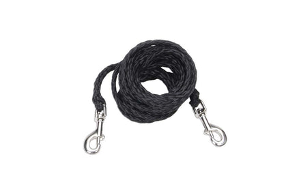 Coastal Poly Big Dog Tie Out Black 3/8X20ft