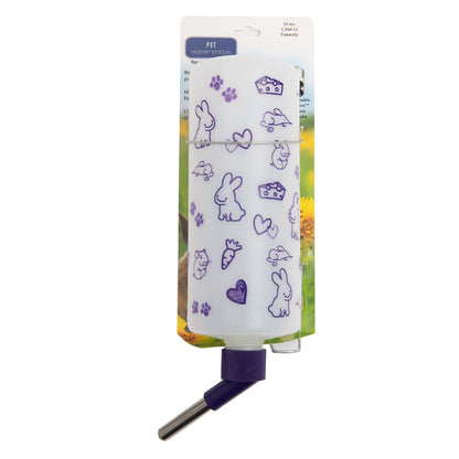 Lixit Opaque Water Bottle for Small Animals White, Green 1ea/32oz.