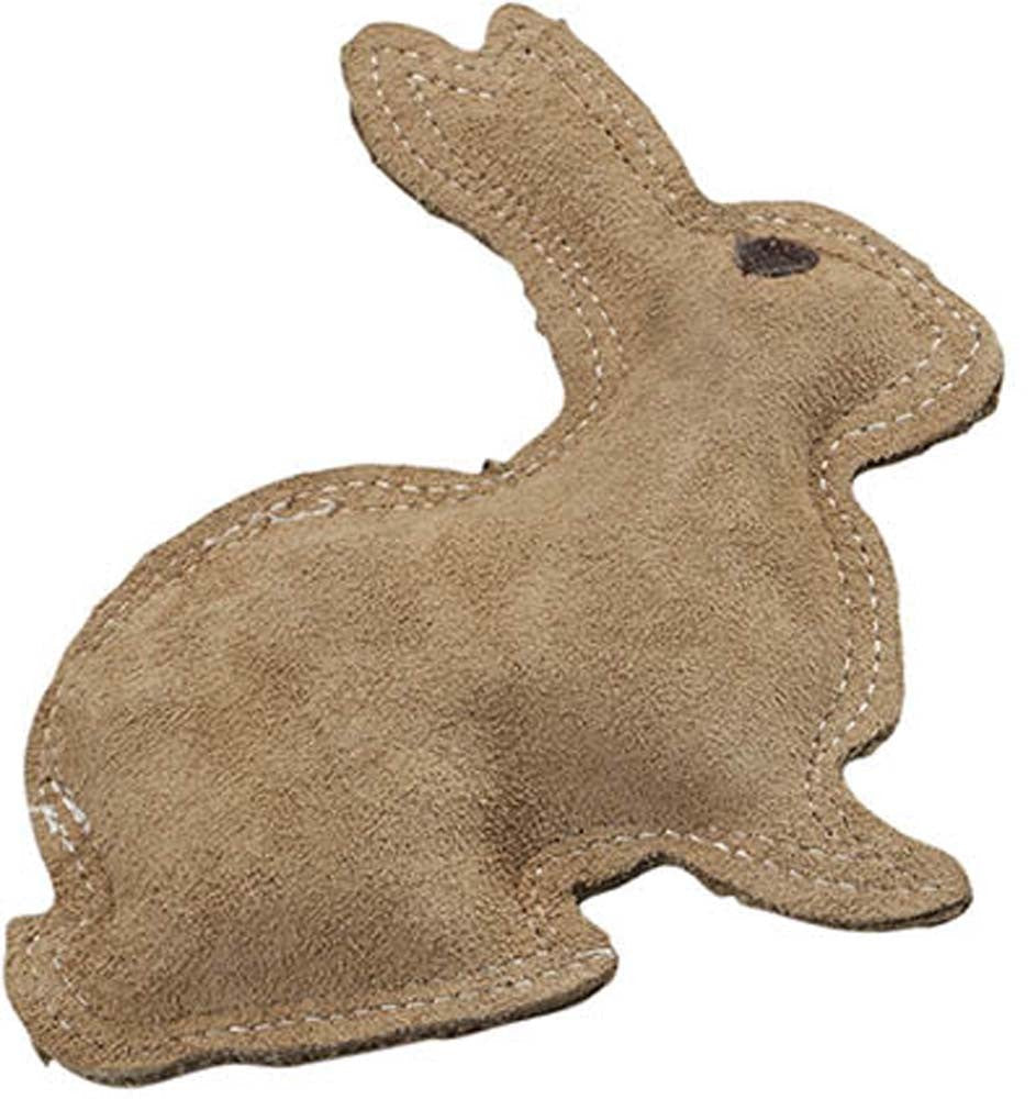 Spot Dura-Fused Leather & Jute Dog Toy Rabbit Small