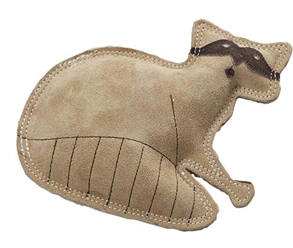 Spot Dura-Fused Leather Dog Toy Raccoon Small